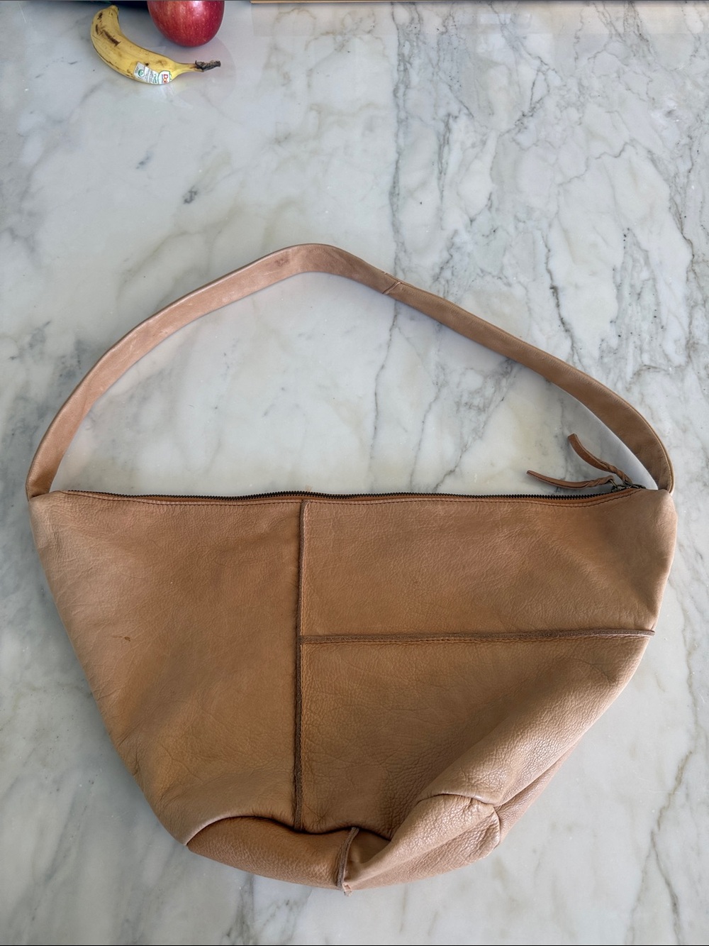 CNP Bag Los Angeles Leather Shoulder Bag in Light Brown - Classic Women’s Tote